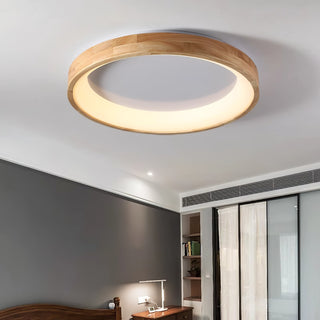 Uphae Plafonnier Minimaliste Carré en Bois