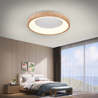 Uphae Plafonnier Minimaliste Carré en Bois