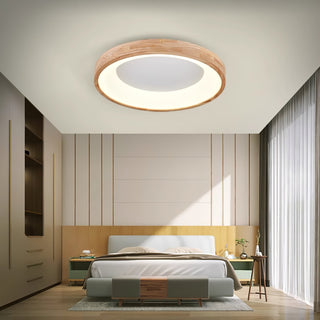 Uphae Plafonnier Minimaliste Carré en Bois