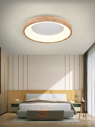 Uphae Plafonnier Minimaliste Carré en Bois