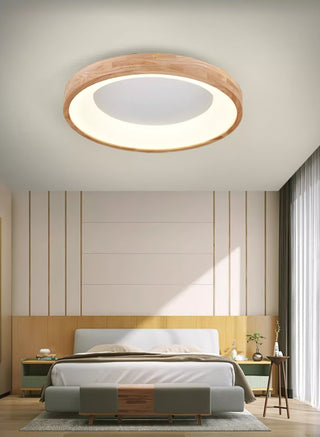 Uphae Plafonnier Minimaliste Carré en Bois