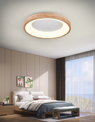 Uphae Plafonnier Minimaliste Carré en Bois