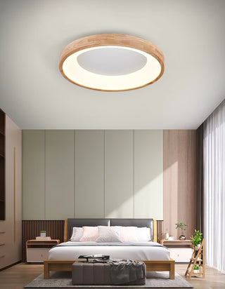 Uphae Plafonnier Minimaliste Carré en Bois