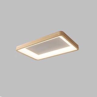 Uphae Plafonnier Minimaliste Carré en Bois