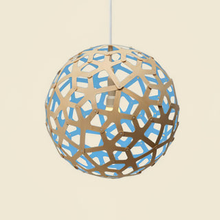 Lustra Suspension Géométrique en Bois Tressé