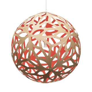 Lustra Suspension Géométrique en Bois Tressé