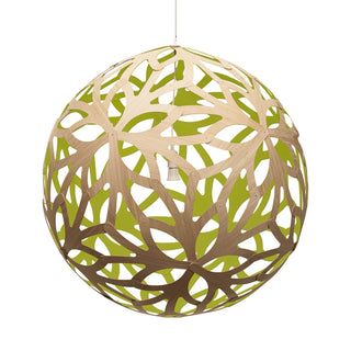 Lustra Suspension Géométrique en Bois Tressé