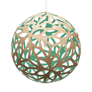 Lustra Suspension Géométrique en Bois Tressé