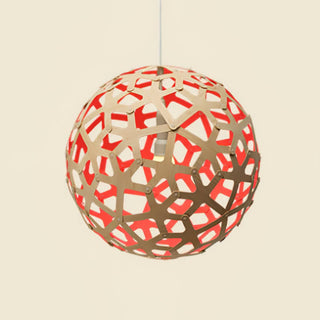 Lustra Suspension Géométrique en Bois Tressé
