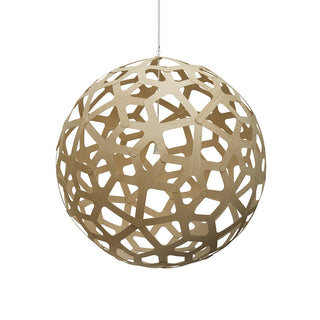 Lustra Suspension Géométrique en Bois Tressé