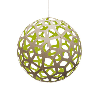 Lustra Suspension Géométrique en Bois Tressé