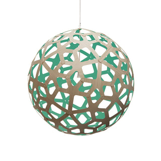 Lustra Suspension Géométrique en Bois Tressé