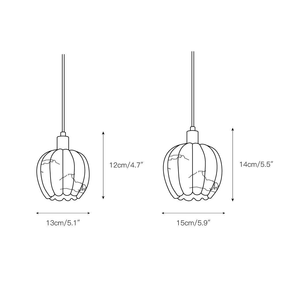 Suspension en Laiton et Albâtre Moderne Minimaliste Olraeos