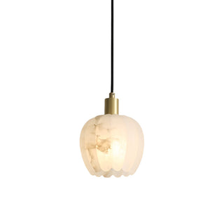 Suspension en Laiton et Albâtre Moderne Minimaliste Olraeos