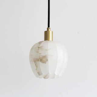 Suspension en Laiton et Albâtre Moderne Minimaliste Olraeos