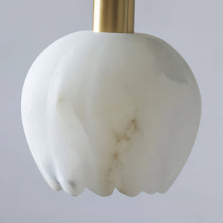 Suspension en Laiton et Albâtre Moderne Minimaliste Olraeos