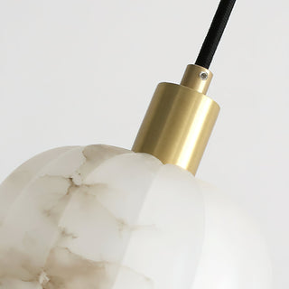 Suspension en Laiton et Albâtre Moderne Minimaliste Olraeos