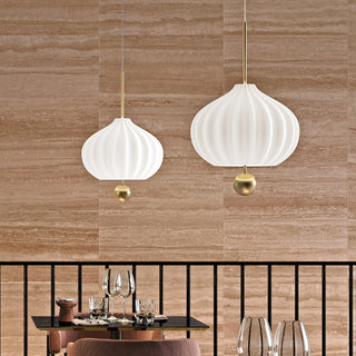 Zamarir Lampe à Suspension Moderne Minimaliste en Métal et Verre