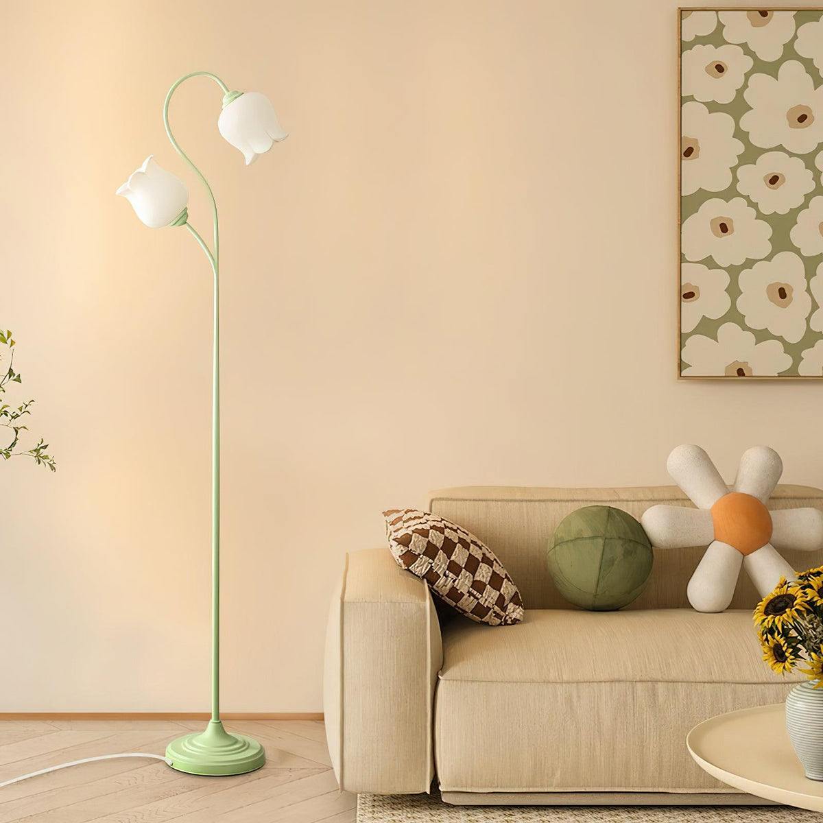 Zevelil Lampadaire Floral