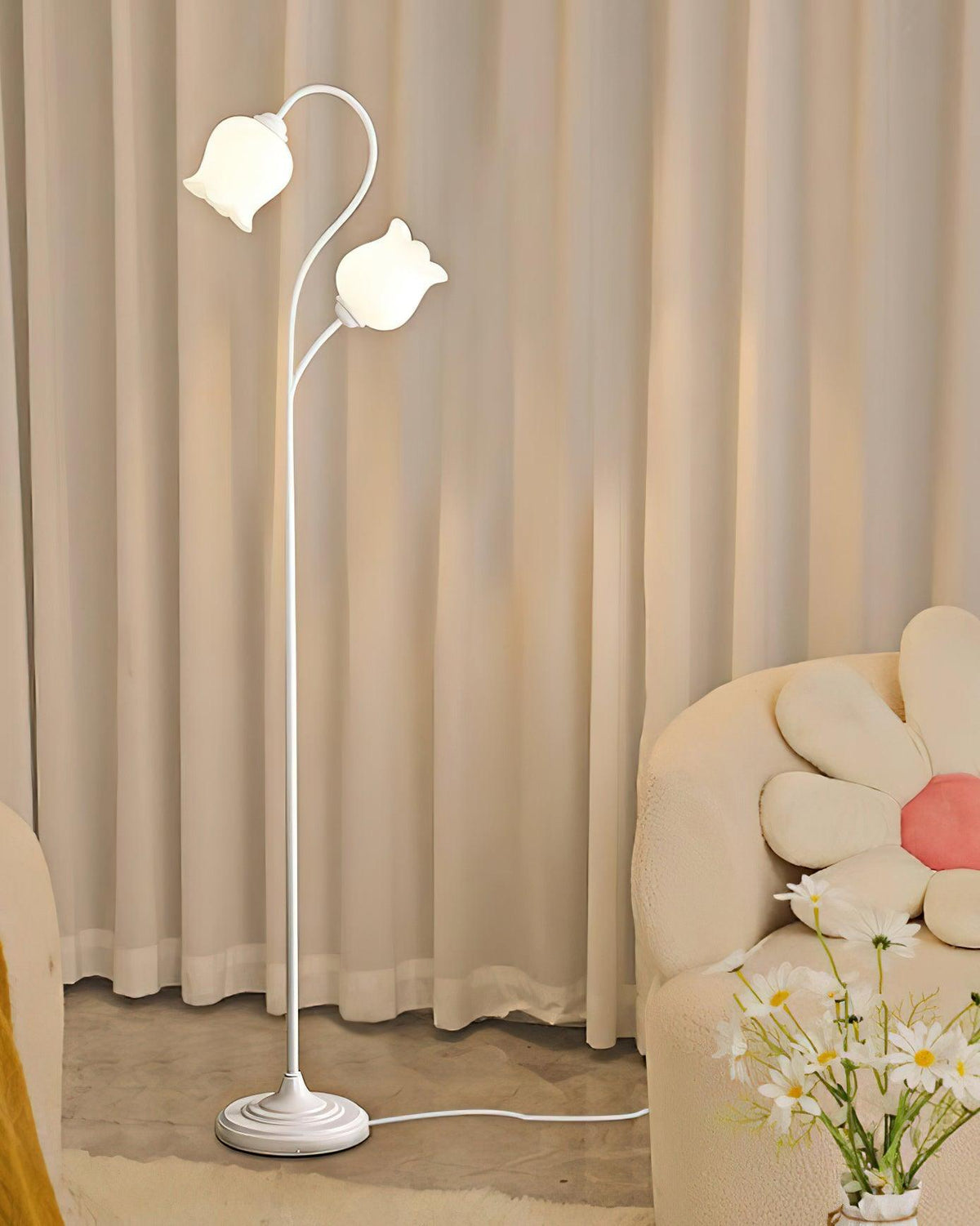 Zevelil Lampadaire Floral