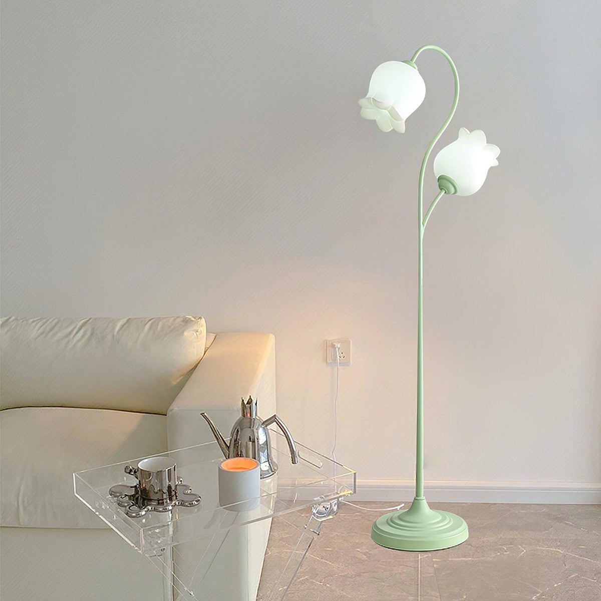 Zevelil Lampadaire Floral