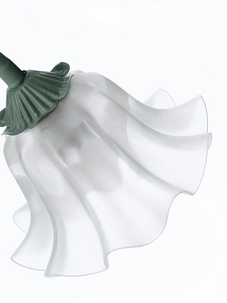Lustra Lustre Fleur avec Pétales et Feuilles