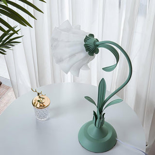 Zorien Lampe de Table en Acrylique à Motif Floral