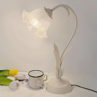 Zorien Lampe de Table en Acrylique à Motif Floral