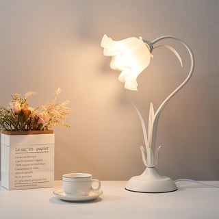 Zorien Lampe de Table en Acrylique à Motif Floral