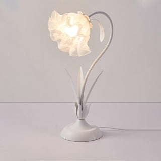 Zorien Lampe de Table en Acrylique à Motif Floral