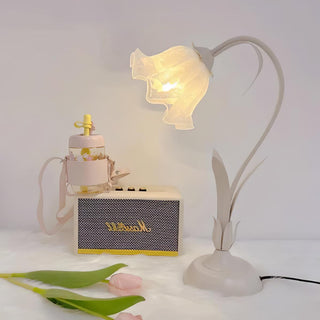 Zorien Lampe de Table en Acrylique à Motif Floral