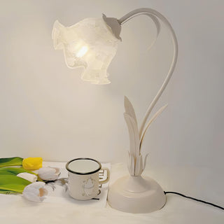 Zorien Lampe de Table en Acrylique à Motif Floral