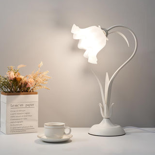 Zorien Lampe de Table en Acrylique à Motif Floral