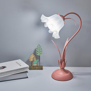 Zorien Lampe de Table en Acrylique à Motif Floral