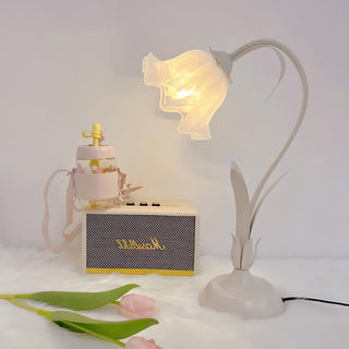 Zorien Lampe de Table en Acrylique à Motif Floral