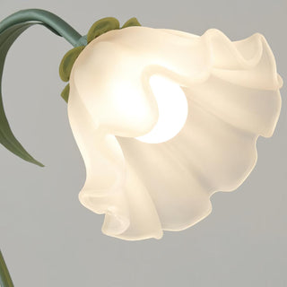 Zorien Lampe de Table en Acrylique à Motif Floral
