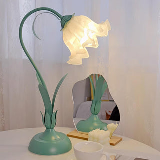 Zorien Lampe de Table en Acrylique à Motif Floral