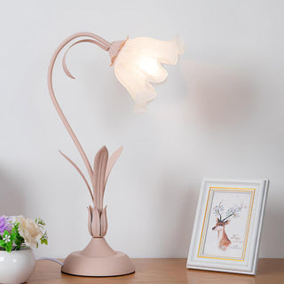 Zorien Lampe de Table en Acrylique à Motif Floral