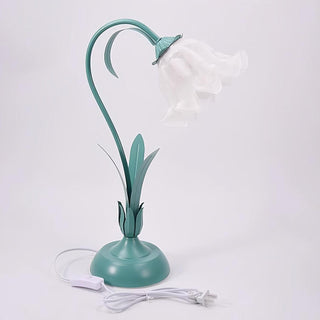 Zorien Lampe de Table en Acrylique à Motif Floral