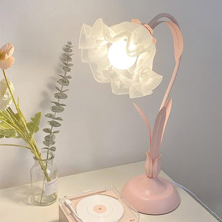 Zorien Lampe de Table en Acrylique à Motif Floral
