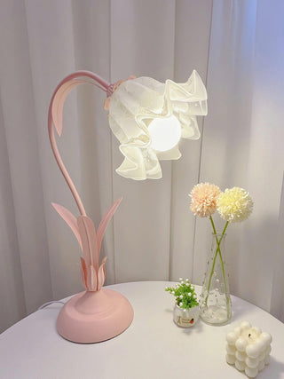 Zorien Lampe de Table en Acrylique à Motif Floral