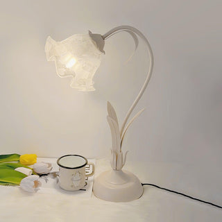 Zorien Lampe de Table en Acrylique à Motif Floral
