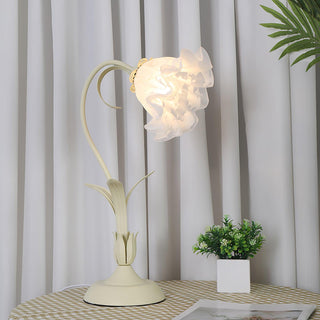 Zorien Lampe de Table en Acrylique à Motif Floral