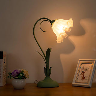 Zorien Lampe de Table en Acrylique à Motif Floral