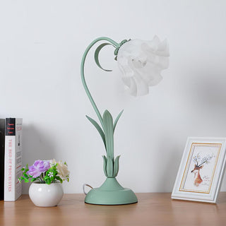 Zorien Lampe de Table en Acrylique à Motif Floral