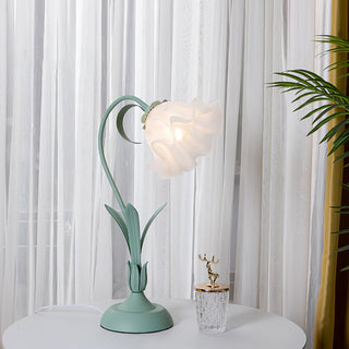 Zorien Lampe de Table en Acrylique à Motif Floral