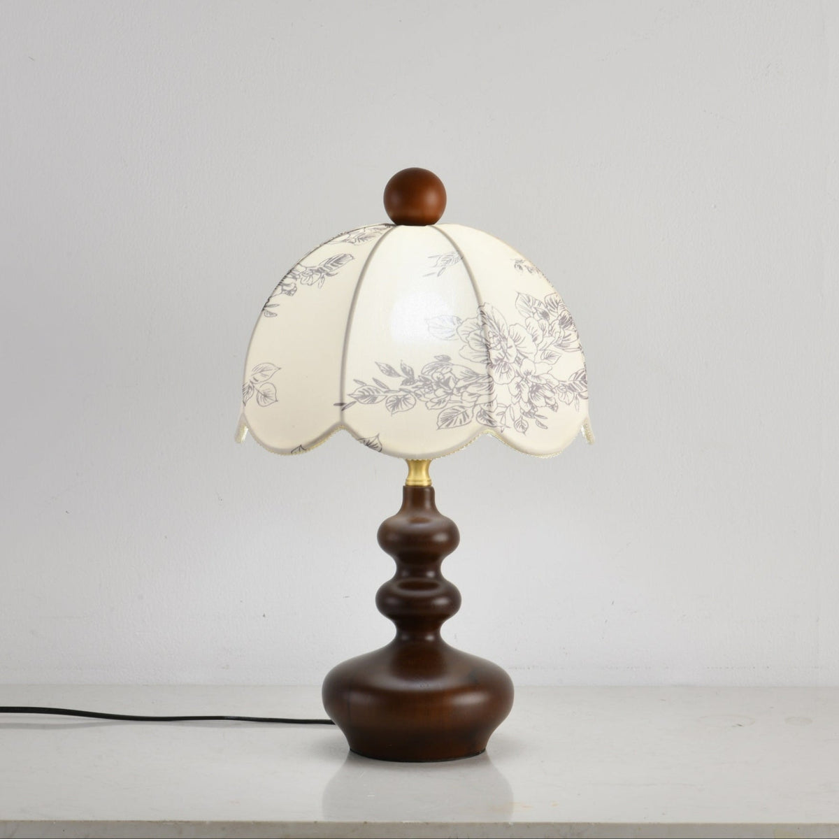 Clara Vintage Table Lamp-Neutral Decor