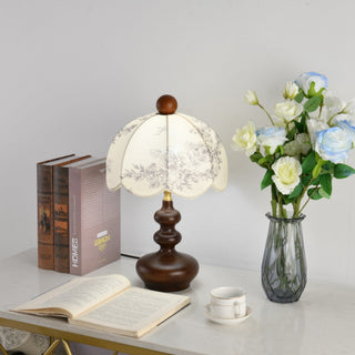 Clara Vintage Table Lamp-Neutral Decor