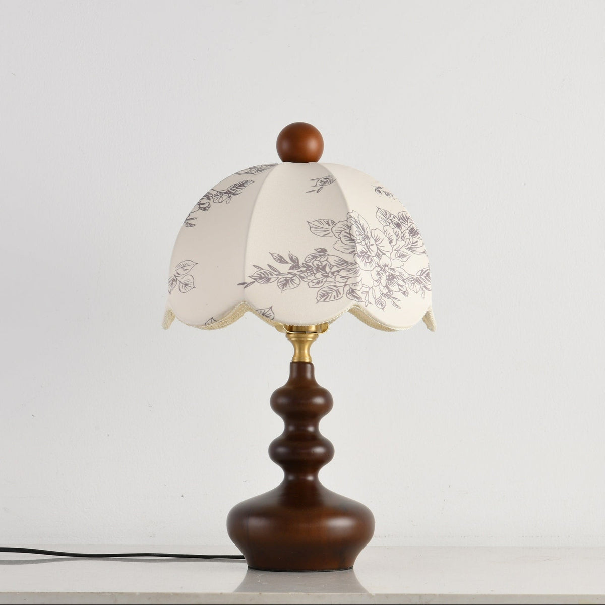 Clara Vintage Table Lamp-Neutral Decor