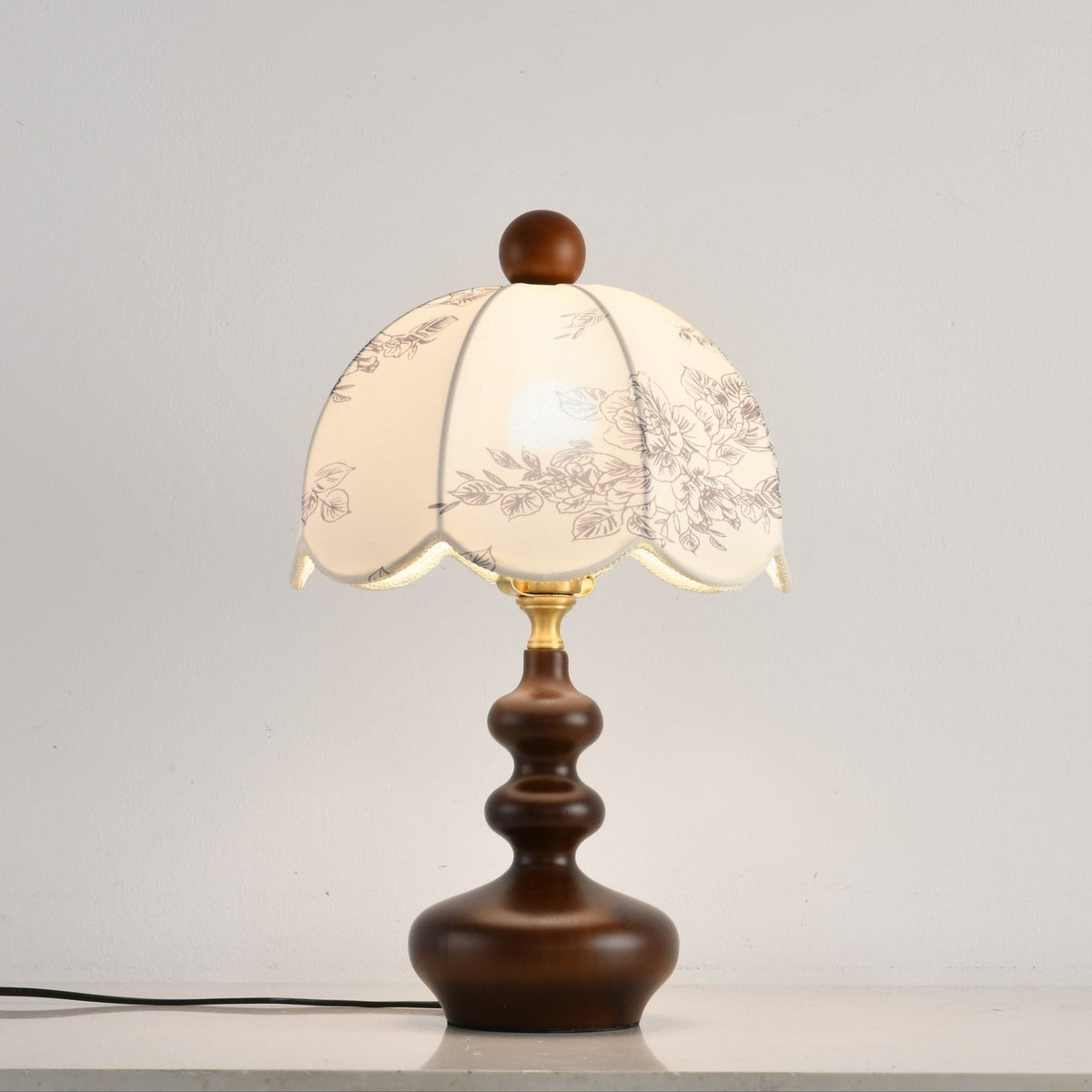 Clara Vintage Table Lamp-Neutral Decor